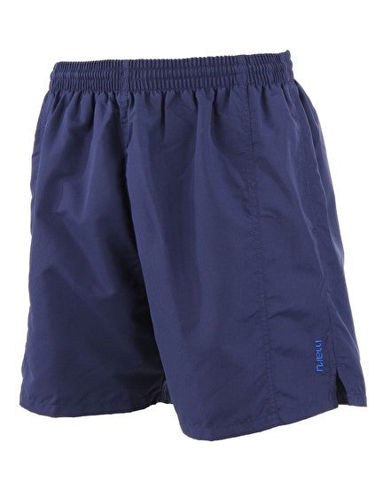 Solid Tactel Navy Swimming Short