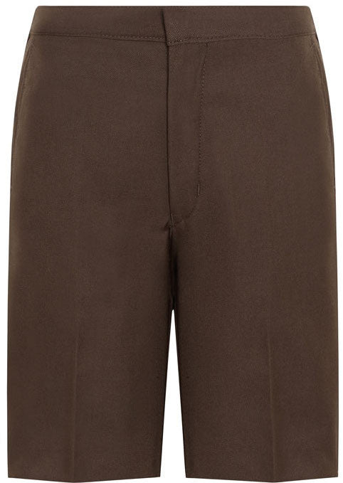 Bermuda Shorts Single Pleat Brown