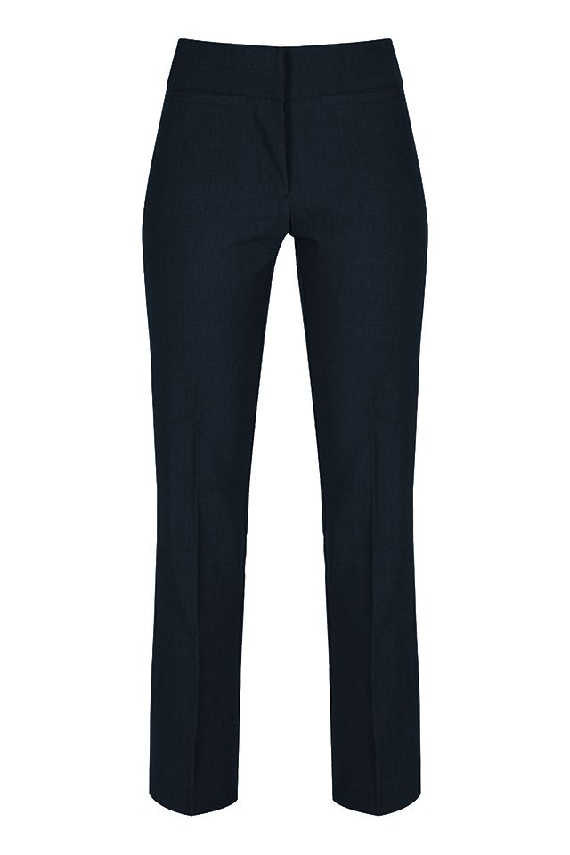 Girls Twin Pocket Trousers Navy