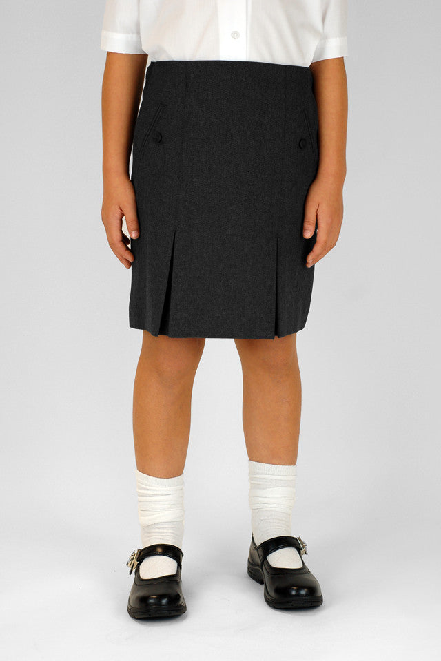 Black Junior Two Pocket Skirt