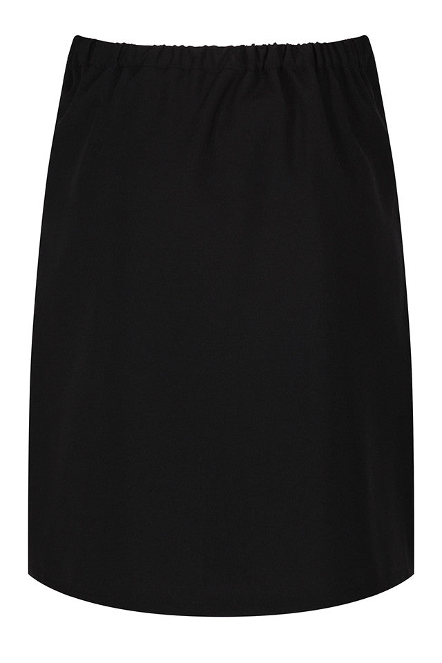 Black Junior Two Pocket Skirt