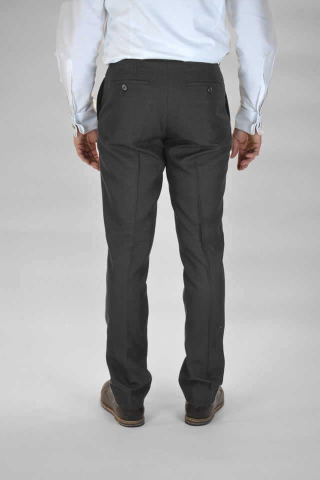 Slim Leg Charcoal Trouser